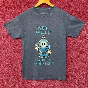 World Industries Classic Wet Willy Light Blue T-Shirt Small